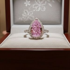 Sakura Pink Zirconia Ring